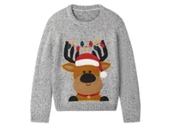 Swetry dla chłopców - lupilu Sweter dziecięcy (Szary, 98/104) - lupilu® - miniaturka - grafika 1