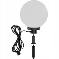 Lampy ogrodowe - Słupek Grot do kuli ogrodowej z przewodem i wtyczką 230V Szpikulec - miniaturka - grafika 1