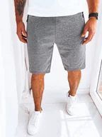 Spodenki męskie - Spodenki męskie dresowe ciemnoszare Dstreet SX2269-XXL - miniaturka - grafika 1