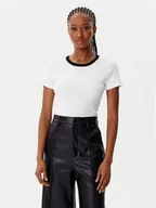 Koszulki i topy damskie - Morgan T-Shirt 252-DOPPY Biały Slim Fit - miniaturka - grafika 1