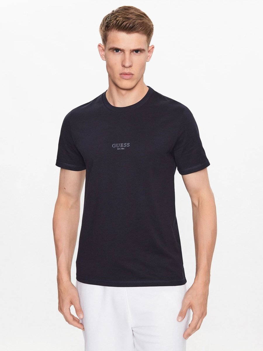 T-shirt męski guess m2yi72 i3z14 aidy g7v2 smart niebieski