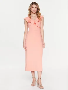 Silvian Heach Sukienka codzienna GPP23299VE Pomarańczowy Regular Fit - Sukienki - miniaturka - grafika 1