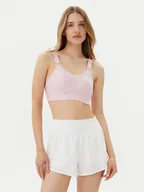 Koszulki i topy damskie - Under Armour Biustonosz sportowy Ua Infinity High 1384112 Różowy - miniaturka - grafika 1