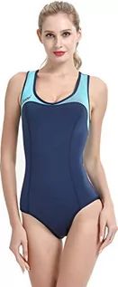 Stroje kąpielowe - Cressi Women's Dea Lady Swimsuit Damski strój kąpielowy z neoprenu o grubości 1mm ,Niebieski/Jasny niebieski ,XL ,XDG005205 - grafika 1