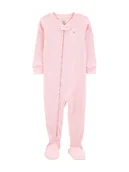 Śpiochy dla niemowląt - carter's Śpioszki w kolorze jasnoróżowym - miniaturka - grafika 1