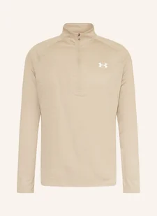 Under Armour Koszulka Z Długim Rękawem Ua Tech Textured beige - UNDER ARMOUR - Swetry męskie - miniaturka - grafika 1