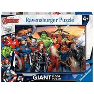 Puzzle - Puzzle RAVENSBURGER Giant Marvel Avengers (60 elementów) - miniaturka - grafika 1
