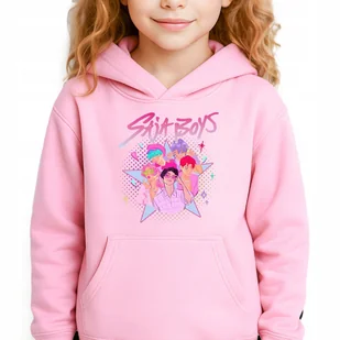 Bluza Dziecięca Różowa Z Kapturem SAJA BOYS Muzyka Bajka Kpop Wz - 116 cm - Bluzy dla dziewczynek Bluza Dziecięca Różowa Z Kapturem SAJA BOYS Muzyka Bajka Kpop Wz - 116 cm - Bluzy dla dziewczynek - miniaturka - grafika 1