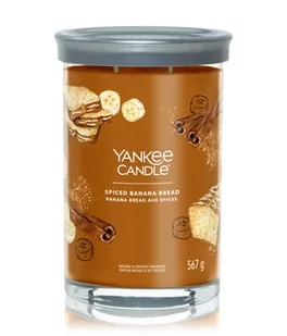 Yankee Candle Spiced Banana Bread Signature Large Tumbler Świeca zapachowa 567 g - Świece - miniaturka - grafika 1