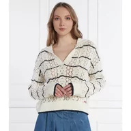 Swetry damskie - Pepe Jeans London Sweter GEMMA | Relaxed fit - miniaturka - grafika 1
