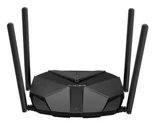 Mercusys AX3000 router bezprzewodowy Gigabit Ethernet Dual-band (2.4 GHz/5 GHz) Czarny MR85X - Routery - miniaturka - grafika 1