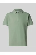 Koszulki męskie - Koszulka polo z krótkim zamkiem błyskawicznym model SANDER - Selected Homme - miniaturka - grafika 1