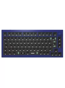 Keychron Q1 QMK Custom Knob version - Barebone ISO - Klawiatura gamingowa - bez bloku numerycznego - Niebieski - Klawiatury - miniaturka - grafika 1