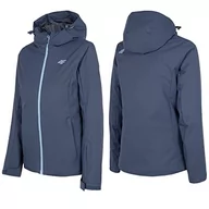 Kurtki damskie - 4F Damska kurtka narciarska Kudn001 dżinsy, Denim, Denim, M - miniaturka - grafika 1