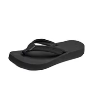 Klapki i japonki damskie - Reef REEF CUSHION BREEZE damskie japonki, Czarny Black Black Bk2, 38.5 EU - miniaturka - grafika 1