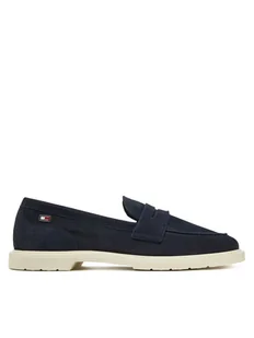 Tommy Hilfiger Loafersy FW0FW08679 Granatowy - Półbuty damskie - miniaturka - grafika 1