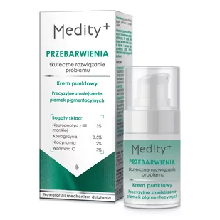 Medity+ Przebarwienia Krem punktowy 15 ml - Kremy do twarzy - miniaturka - grafika 1