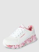 Buty dla dziewczynek - Sneakersy z detalami z logo model ‘LOVELY’ - miniaturka - grafika 1