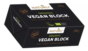 Margaryna wegańska w kostce BIO 200 g - Produkty wegańskie i wegetariańskie - miniaturka - grafika 1