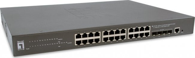 Level One GTP-2871 28-Port L3 Lite Managed Gigabit PoE Switch 57082303201