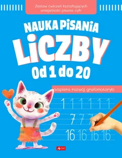 Nauka pisania. Liczby od 1 do 20 - Książki edukacyjne - miniaturka - grafika 1