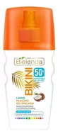 Balsamy i kremy do opalania - Bielenda Lekkie kokosowe SPF 50 Mleczko do opalania 150ml - miniaturka - grafika 1