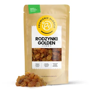 Rodzynka golden Jumbo 1000g - Owoce świeże i suszone - miniaturka - grafika 1