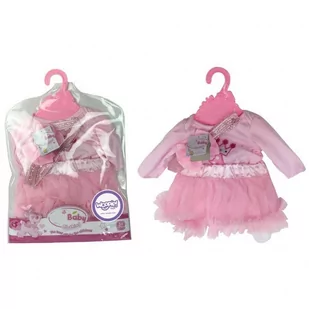 Woopie WOOPIE Ubranko dla Lalki Zestaw Księżniczki Suknia Opaska 43 cm 40499 - Akcesoria dla lalek - miniaturka - grafika 1