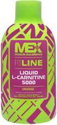 Spalacze tłuszczu - Reduktor tłuszczu MEX Liquid L-Carnitine 5000 503 ml Pomarańcza (34659085217) - miniaturka - grafika 1