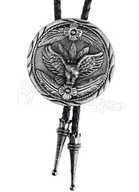 Krawaty i muchy męskie - bolo - kowbojski krawat - ORZEŁ - miniaturka - grafika 1