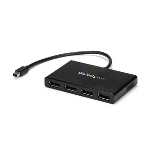 StarTech MSTMDP124DP rozgałęziacz telewizyjny Mini DisplayPort 4x DisplayPort - Rozgałęźniki - miniaturka - grafika 1