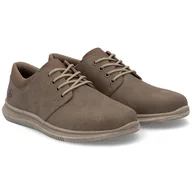 Półbuty męskie - Półbuty męskie ażurowe Rieker 10405-25 BROWN 45 - miniaturka - grafika 1