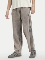 Spodnie sportowe męskie - adidas Spodnie dresowe Premium Essentials Retro JD0217 Szary Loose Fit - miniaturka - grafika 1