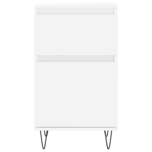 Szafki, 2 szt., białe, 40x35x70 cm, materiał drewnopochodny Lumarko! - Szafki do salonu - miniaturka - grafika 7