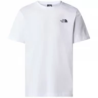 Koszulki sportowe męskie - Koszulka męska The North Face M S/S Redbox Tee Rozmiar: XXL / Kolor: biały - miniaturka - grafika 1
