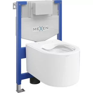 Mexen zestaw podtynkowy WC stelaż Fenix XS-F z miską WC Sofia, biały - Stelaże i zestawy podtynkowe do WC - miniaturka - grafika 1