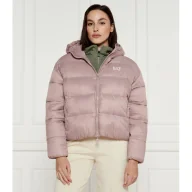 Kurtki damskie - EA7 Ocieplana kurtka bomber | Regular Fit - miniaturka - grafika 1