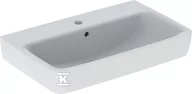 Umywalki - Umywalka Selnova Compact B65 cm, H17.5 cm, T40 cm, z przelewem, z otworem na baterię - miniaturka - grafika 1