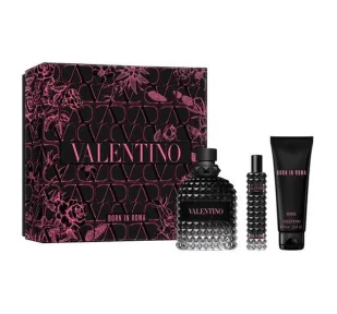 Valentino Uomo Born In Roma woda toaletowa spray 100 ml + 15 ml + żel pod prysznic 75 ml - Zestawy perfum męskich - miniaturka - grafika 1