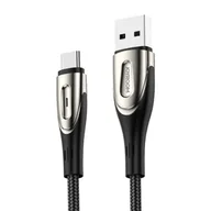 Kable USB - Joyroom Kabel USB do USB-C Sharp S-M411 3A, 2m (czarny) - miniaturka - grafika 1