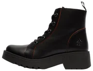 Botki damskie - Fly London Damskie botki METZ788FLY, czarne/czerwone, 39 EU, Czarny Czerwony, 36 EU - miniaturka - grafika 1