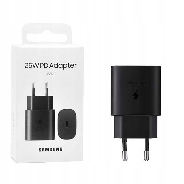 SAMSUNG ŁADOWARKA SIECIOWA TYP-C PD 3A EP-TA800 25W CZARNY