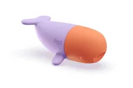 Zabawki do kąpieli - QUUT Silikonowa zabawka do kąpieli Squeezi Whale - miniaturka - grafika 1