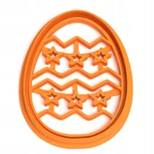 Formy do ciast - Foremka Jajko Wielkanocne 11 Pisanka Gwiazdki - miniaturka - grafika 1