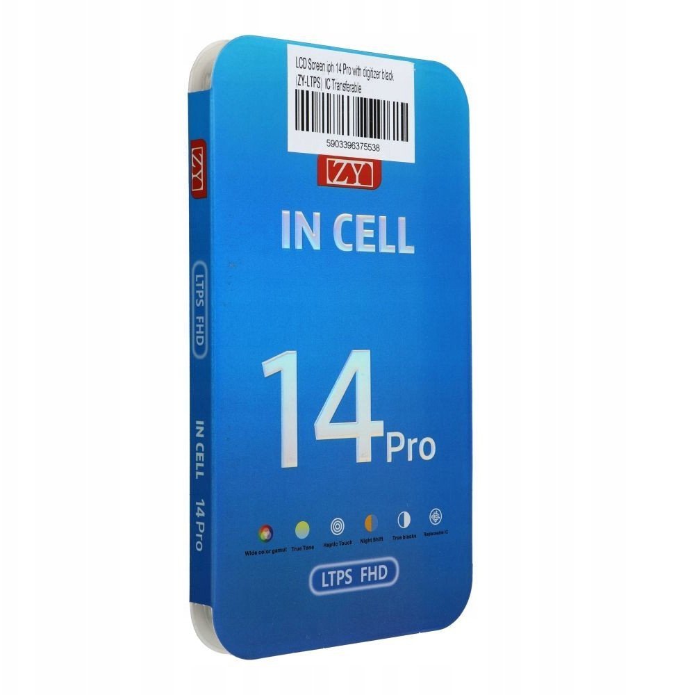 Wyświetlacz do iPhone 14 Pro z ekranem dotykowym czarnym ZY-LTPS IC Transferable