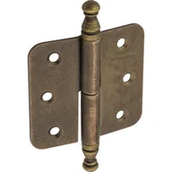 Zawiasy, okucia i inne akcesoria - Zawias meblowy nakładany ozdobny patyna LEWY - miniaturka - grafika 1