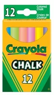 Przybory szkolne - Crayola Kreda niepyląca kolorowa 12 szt. CR-0281 - miniaturka - grafika 1