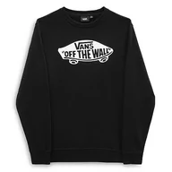 Bluzy męskie - Vans Bluza męska klasyczna Otw Crew, czarna, M, Czarny, M - miniaturka - grafika 1
