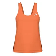 Koszulki i topy damskie - HEAD Spirit Tank Top Women, Campfire pomarańczowy - miniaturka - grafika 1