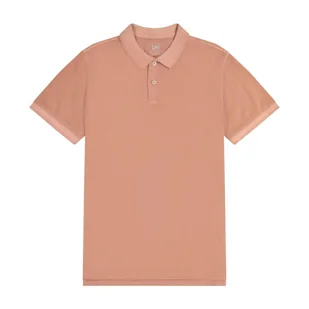 KOSZULKA POLO MĘSKA LEE 112363861 GARMENT DYE POLO SEPIA XL - Koszulki męskie - miniaturka - grafika 1